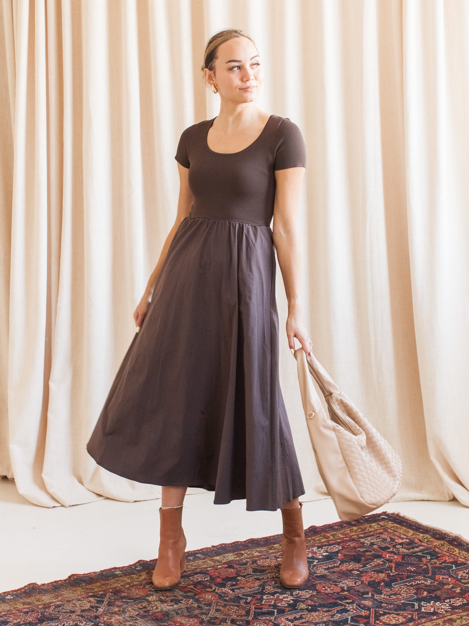 Sasha Dress - Brown