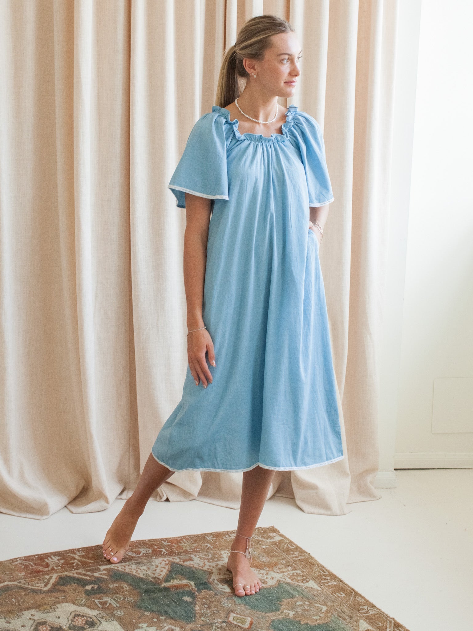 Maison de Frédéric Wendy House Dress- Sky