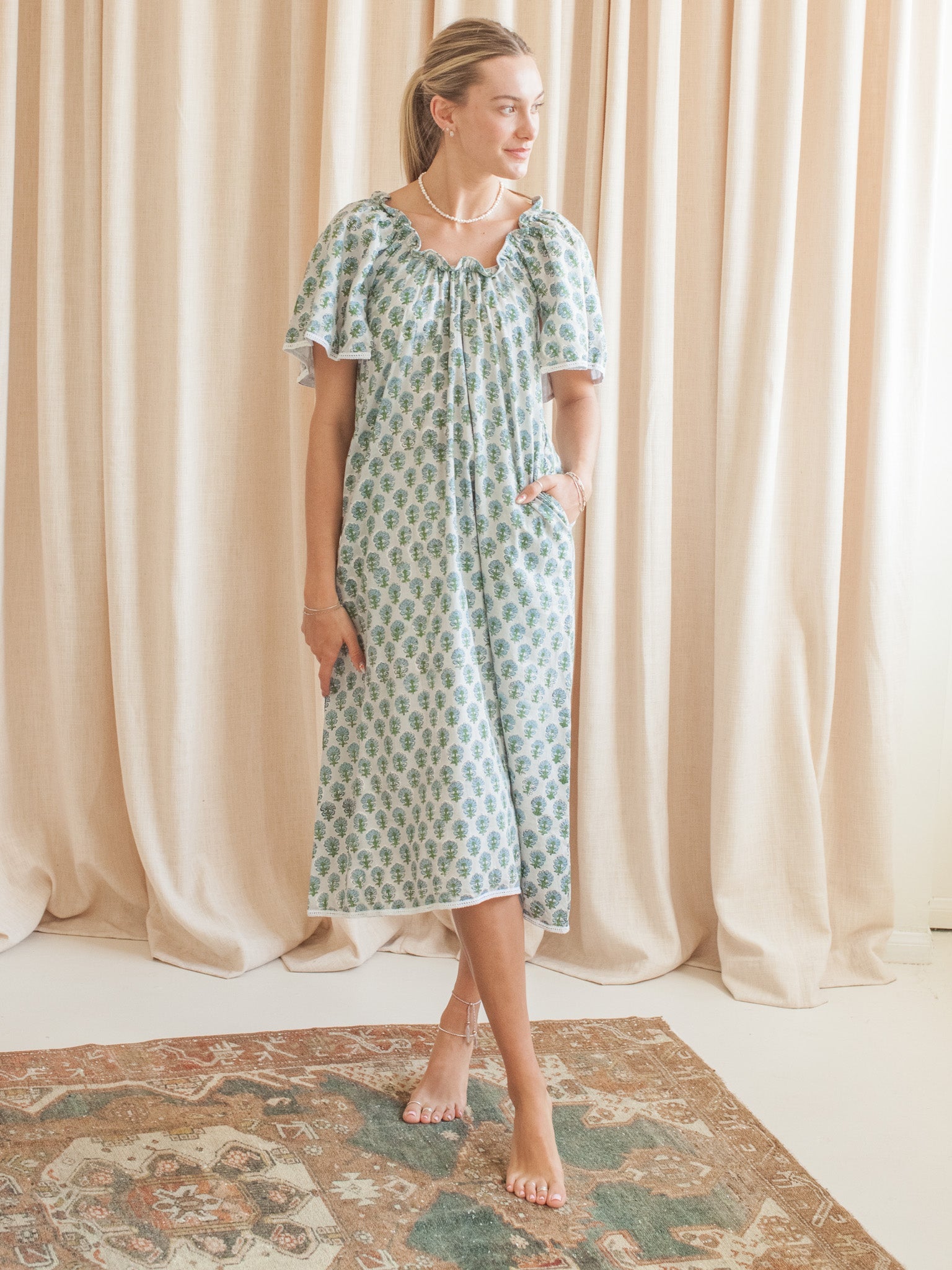 Maison de Frédéric Wendy House Dress- Blue